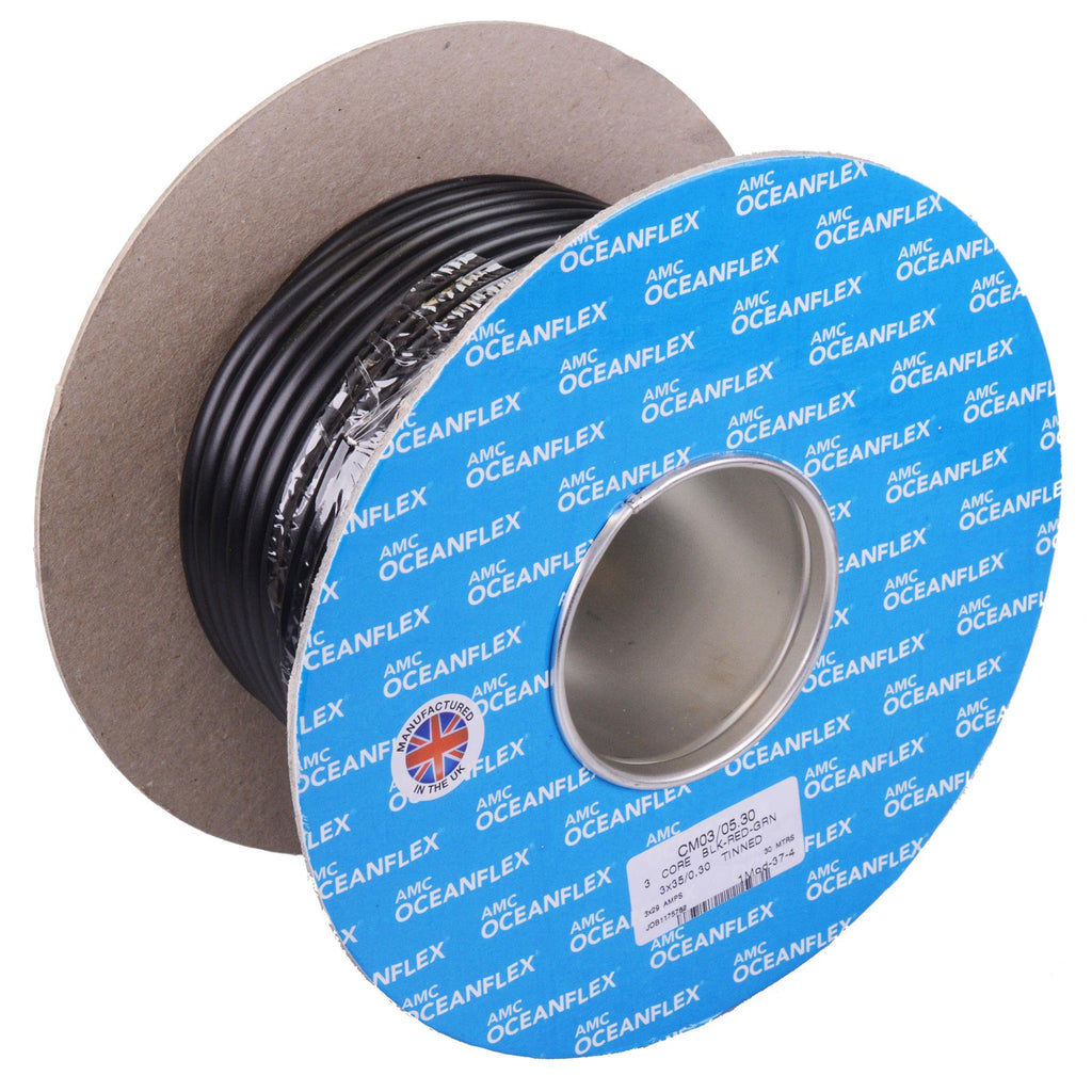 3 Core Round 2.5mm² Oceanflex Tinned Cable 35 0.3mm 30M