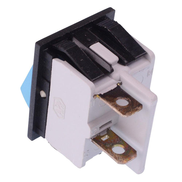 2631LH2A211028LO APEM Blue On-Off Industrial Rocker Switch SPST 16A