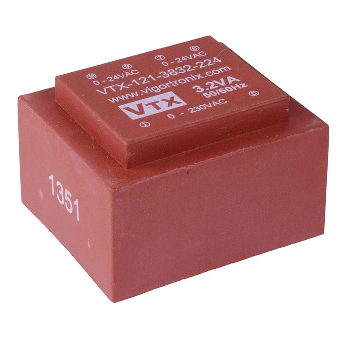 24V 3.2VA Encapsulated PCB Transformer 230V VTX-121-3832-224