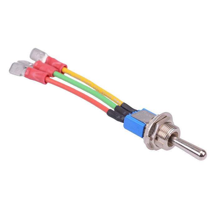 5637MCD (On)-Off-(On) Momentary 11.9mm Miniature Prewired Toggle Switch SPDT APEM