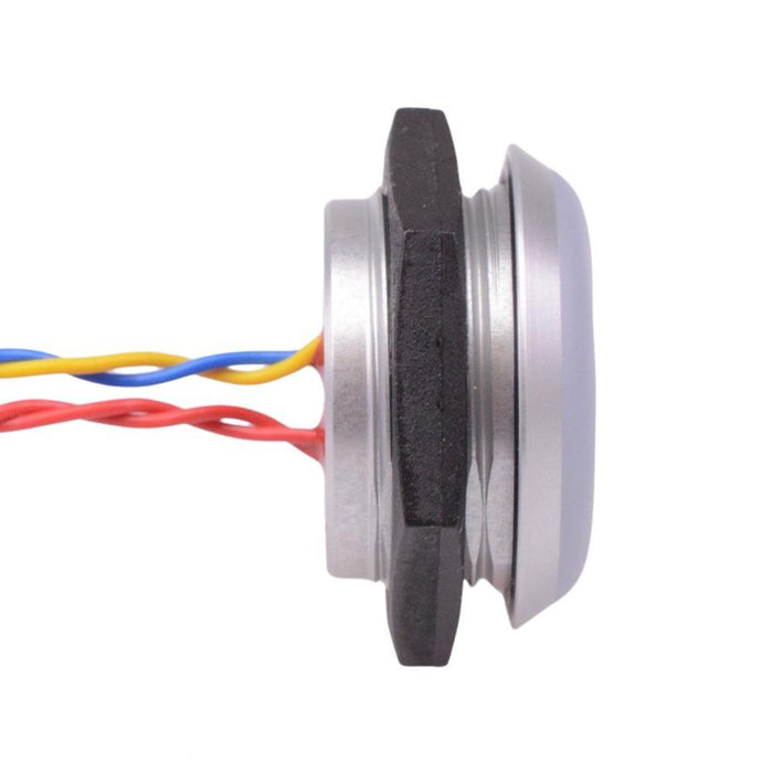 PBAM4AF0002D0S APEM Red LED 12VDC Momentary NO 30mm Piezo Switch Prewired IP68