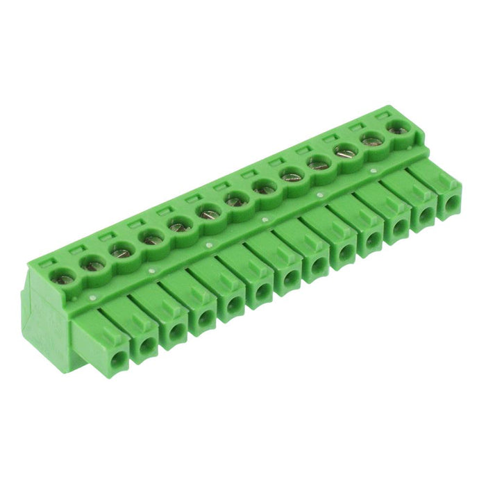 13-Way 3.81mm Right Angle Pluggable Terminal Block 8A 300V