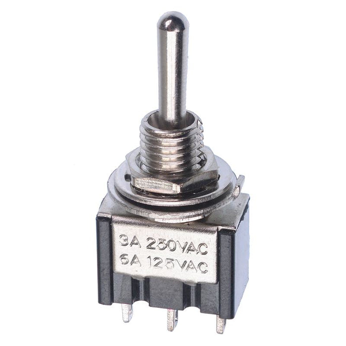 (On)-Off-(On) Momentary Miniature Toggle Switch SPDT