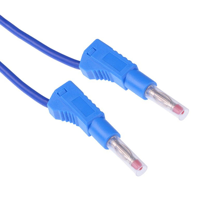 Blue 4mm Stackable Test Lead Plug 100cm