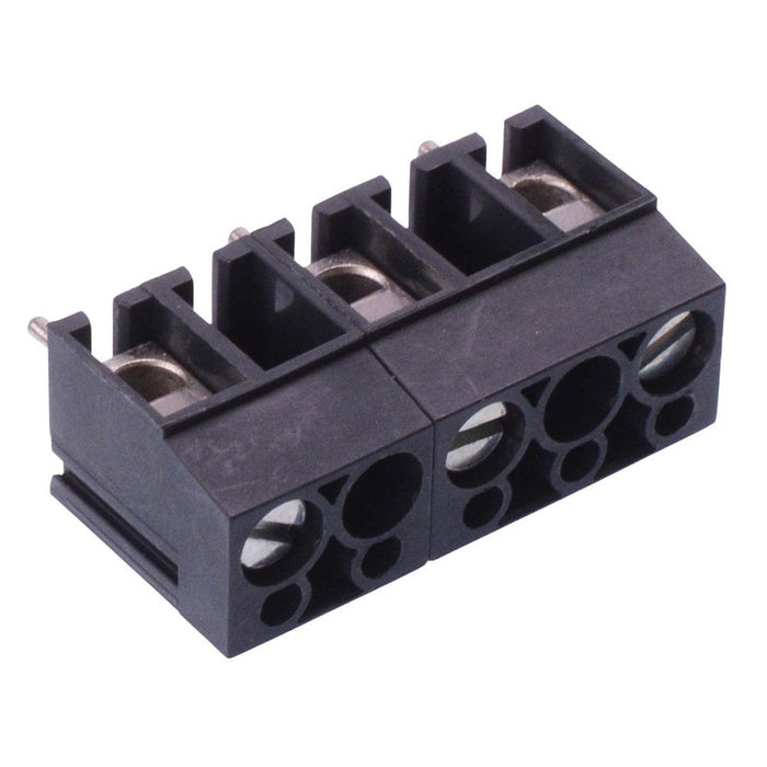3-Way 10.00mm PCB Terminal Block Grey 20A 300V