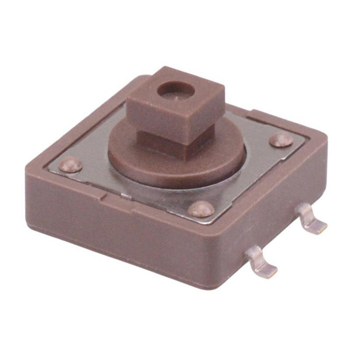 DTSM-24N-V-T/R 7.3mm Height Square 12mm x 12mm Surface Mount Tactile Switch 160gf