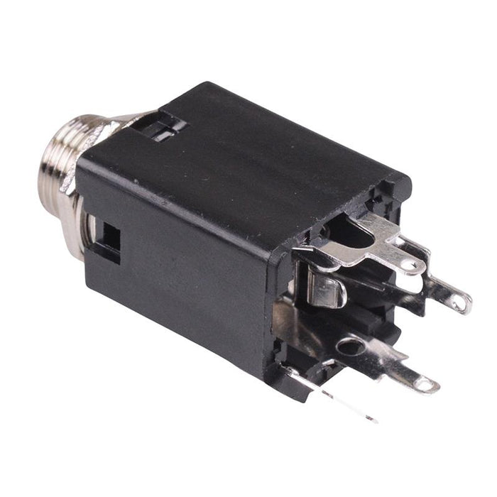 FM6701 6.35mm 1/4" Stereo Vertical PCB Jack Socket 4 Contacts CLIFF