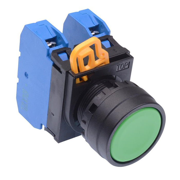 YW1B-M1E20G Green 22mm Momentary Push Button Switch 2NO IP65 IDEC