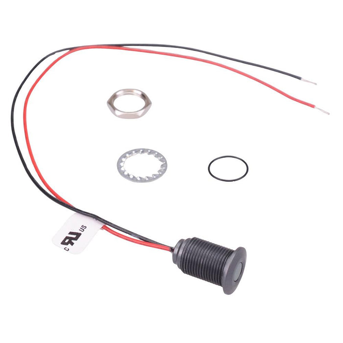 Q10F5ACXXG02E Green 10mm 2.2VDC LED Panel Indicator IP67 APEM