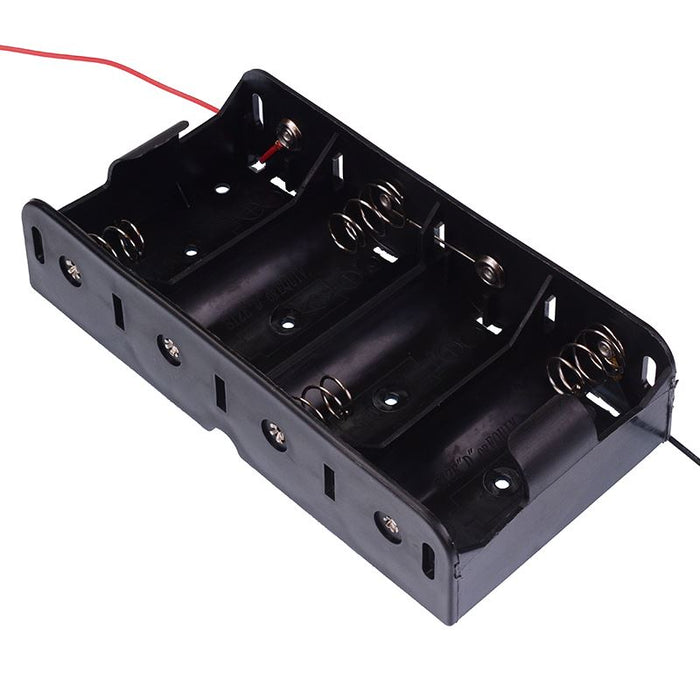 D x 4 Battery Holder Flying Leads