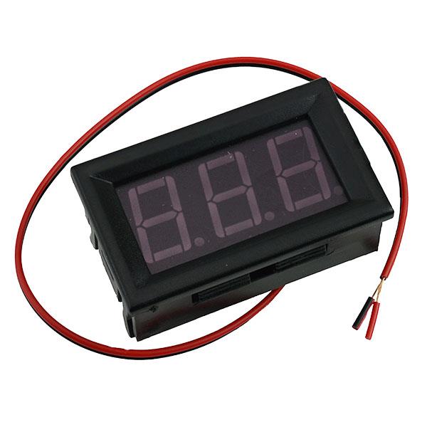Red LED Digital Voltmeter 4.5-30V