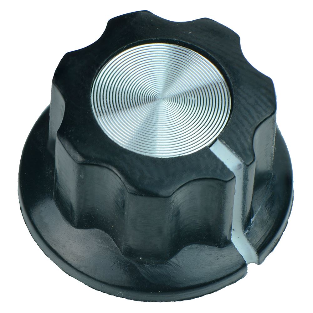MF-A01 Black Control Knob 6mm Shaft 19.5mm — Switch Electronics | Your ...