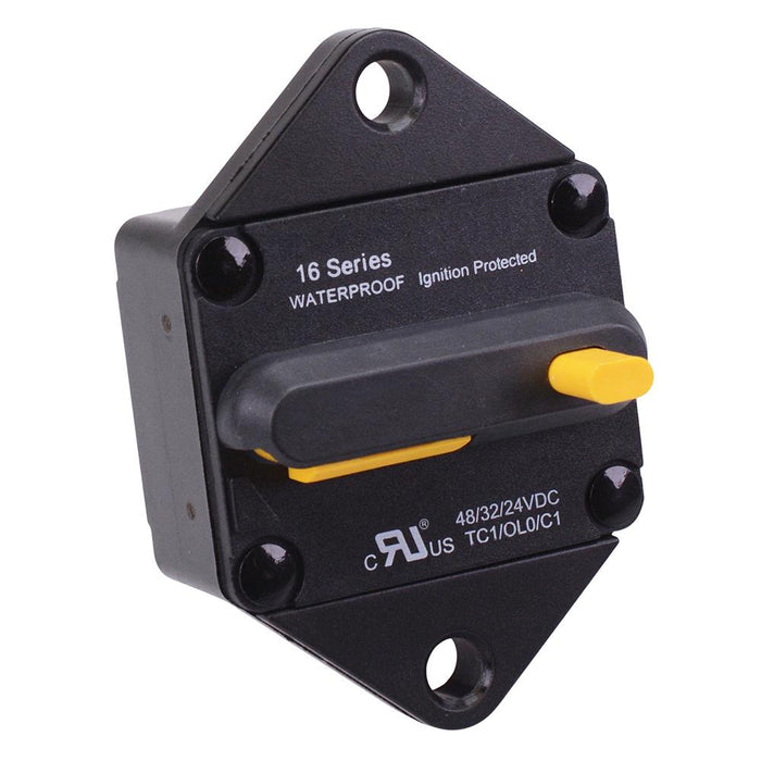 125A Panel Mount Switchable Manual Reset On-Off Circuit Breaker IP66
