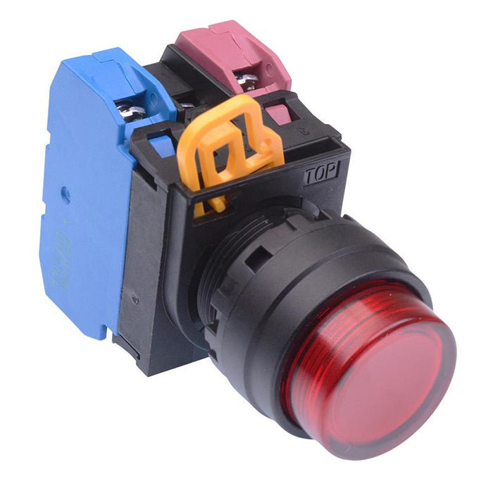 YW1L-M2E11Q4R Red 24V illuminated 22mm Momentary Push Button Switch 1NO-1NC IP65 IDEC