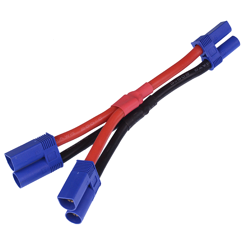 EC5 Female to 2 x Male Battery Parallel Harness Adapter Lead 10AWG 100 ...