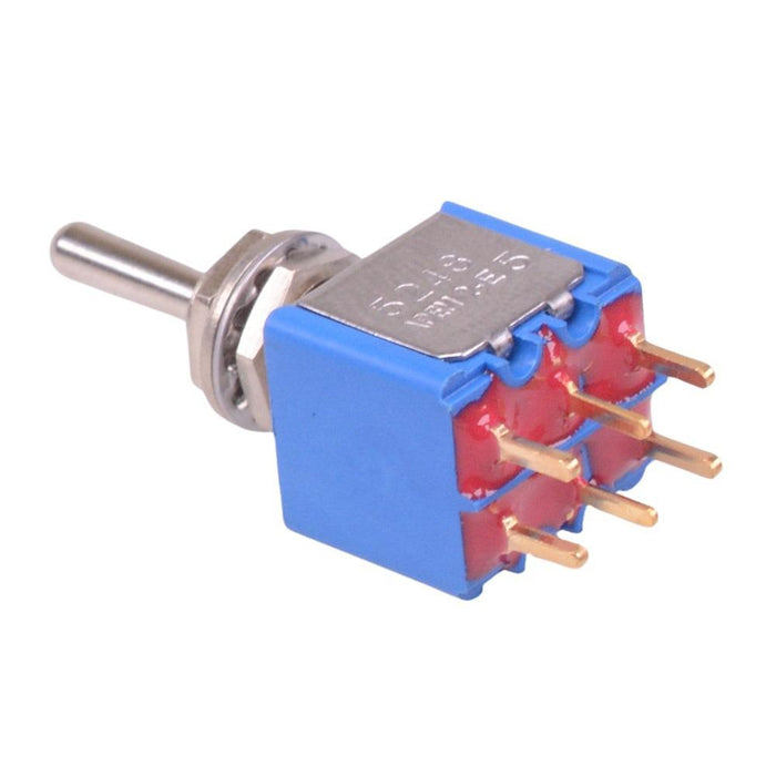 5248CDB APEM On-Off-(On) Momentary PCB Miniature Toggle Switch DPDT