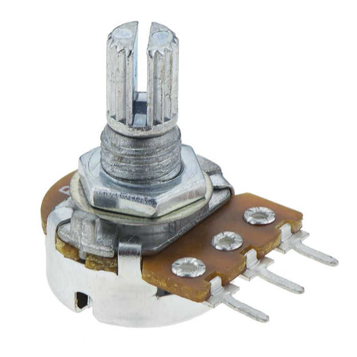 2K 16mm Logarithmic Splined Potentiometer