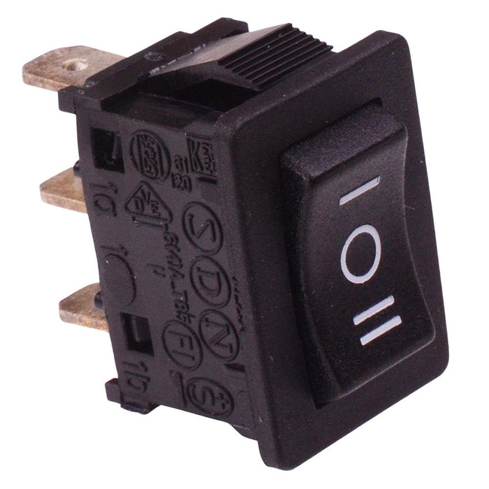 104B98NN On-Off-On Rectangle Rocker Switch SPDT 5A APEM