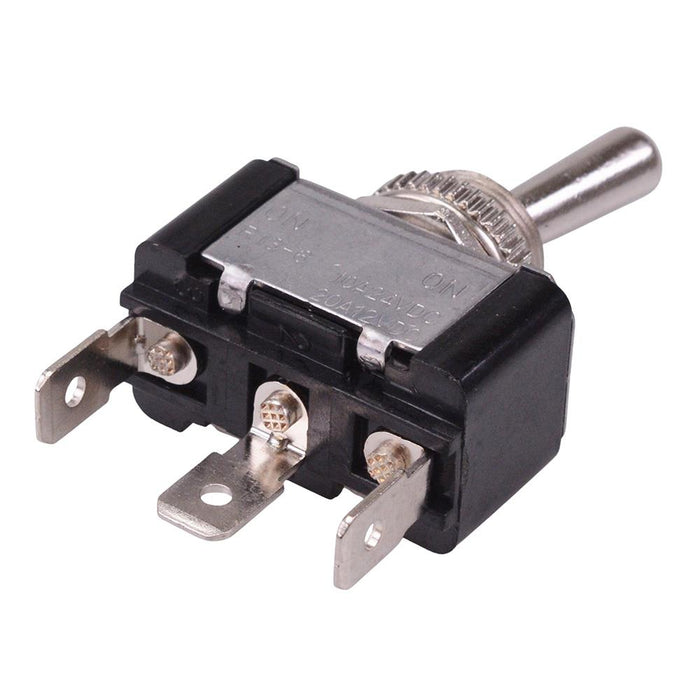 R13-6-01-HWR On-On 12mm Toggle Switch SPDT 20A 12VDC
