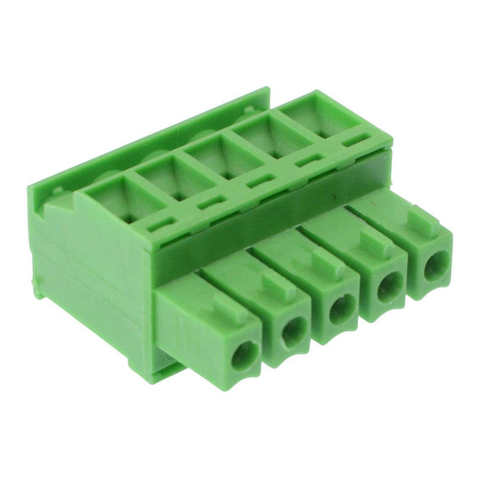5-Way 3.81mm Vertical Pluggable Terminal Block Green 8A 300V