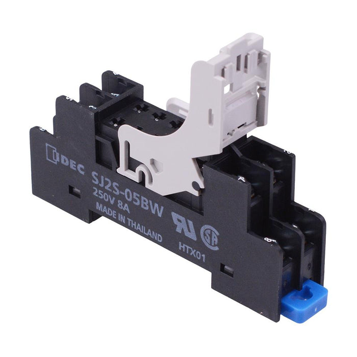 SJ2S-05BW Screw Terminals DIN Mount Relay Socket for 2 Pole RJ2S Relays IDEC