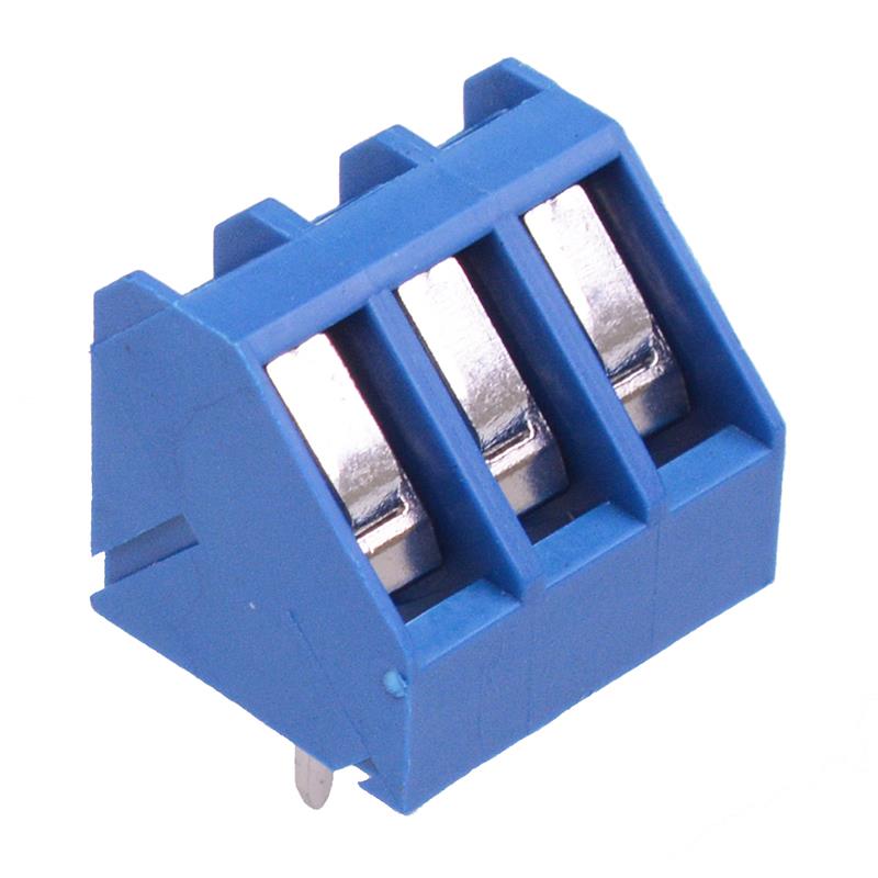 3-Way 5.00mm 45° PCB Terminal Block 15A 300V — Switch Electronics ...