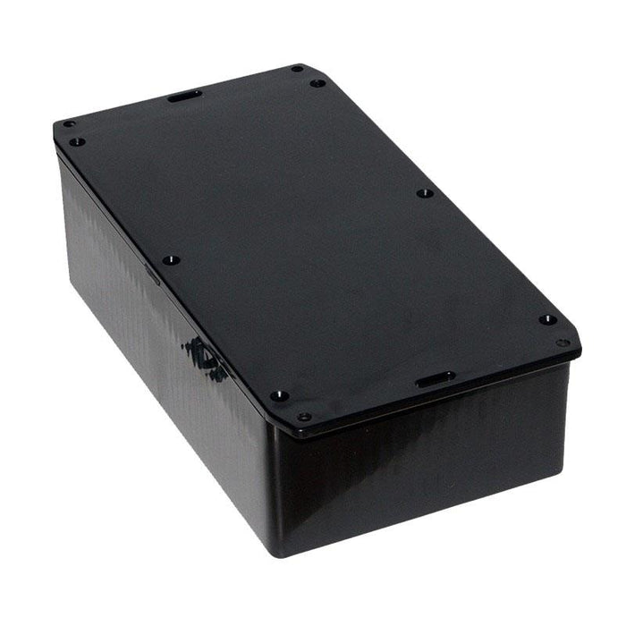1591ESFLBK Hammond Multipurpose Black GPABS Enclosure Flanged Lid 191 x 110 x 61mm