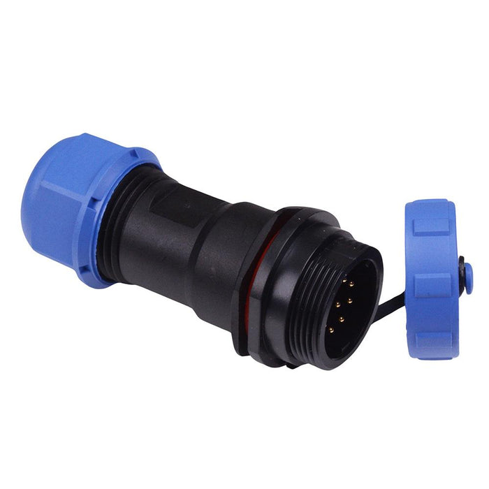 9 Pin Waterproof W17 Male Socket Cable Connector IP68 5A