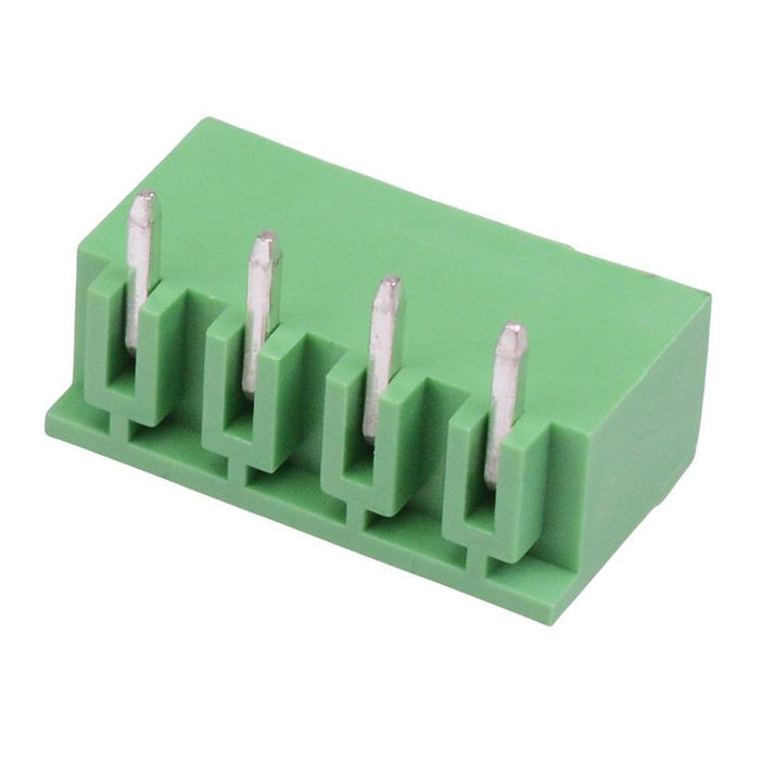 4-Way 5.08mm Horizontal PCB Header Closed Ends 15A 300V