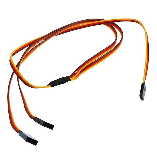 60cm JR Male to Female Y Extension Lead