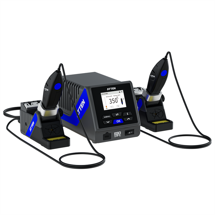 GT-6120C 130W Intelligent Dual Channel Soldering Station ATTEN