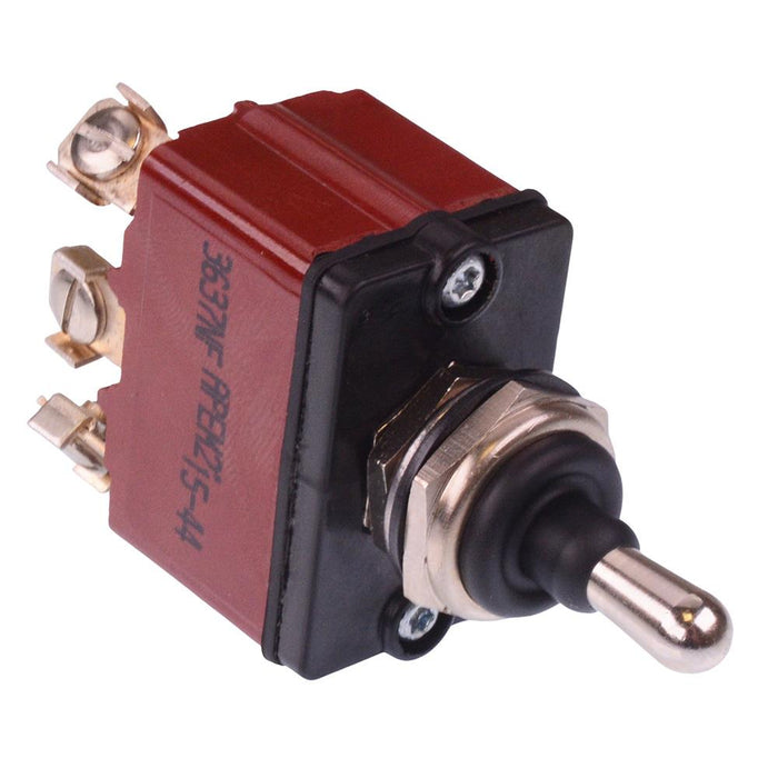 3637NF APEM (On)-Off-(On) Momentary Sealed 12mm Toggle Switch SPDT IP67 12A 28VDC