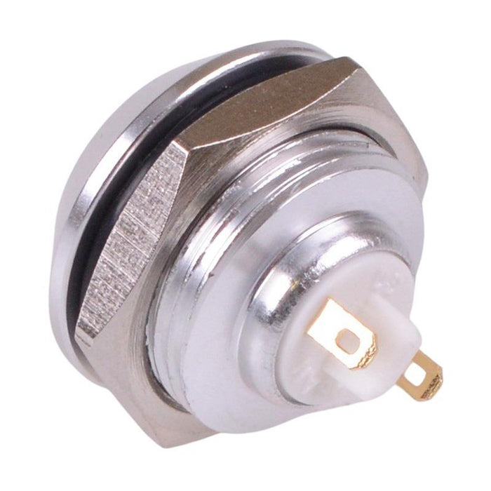 Red Off-(On) 16mm Metal Round Push Button Switch IP65 SPST