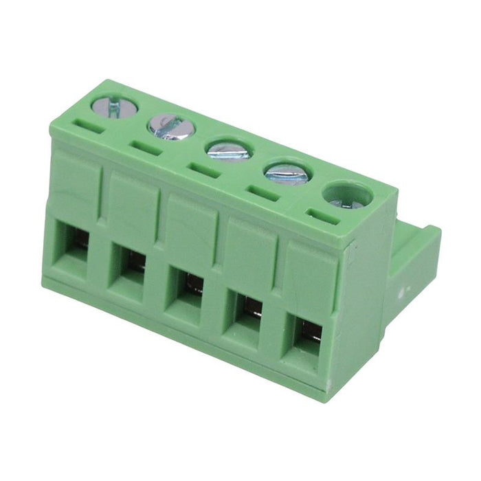 5-Way 5.08mm Right Angle Pluggable Terminal Block 15A 300V