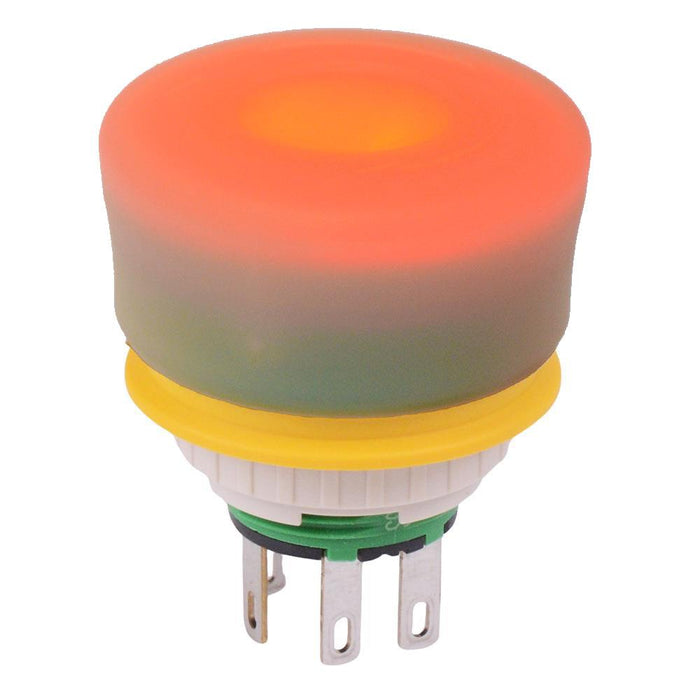 XA1E-LV3SG02Q4TWR illuminated Unibody 16mm Emergency Stop Switch 2NC IDEC