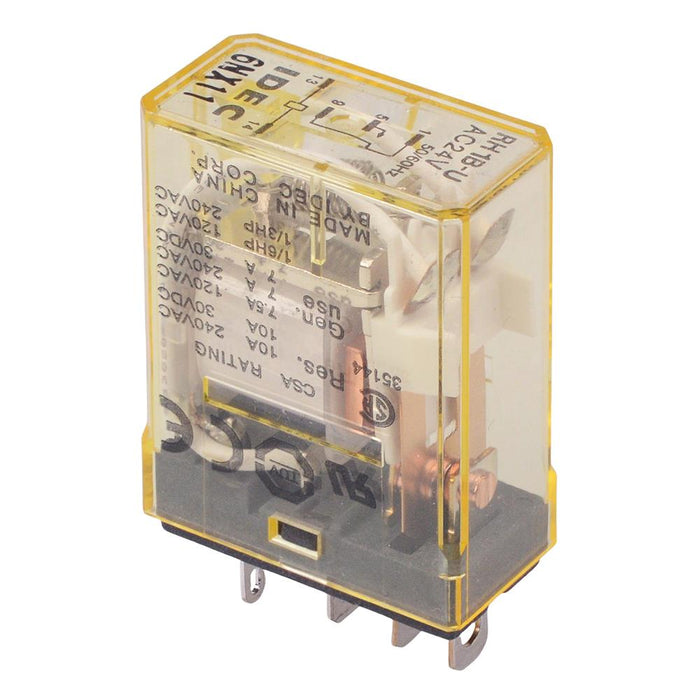 RH1B-UAC24V 24VAC Plug In Compact Power Relay 10A SPDT IDEC