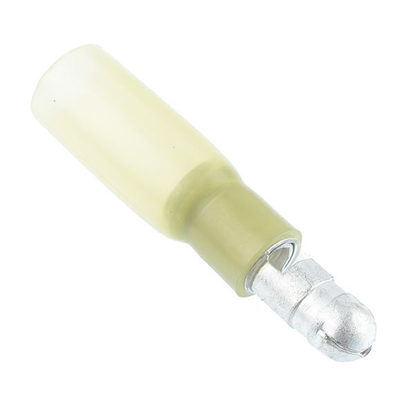 Yellow Heat Shrink Male Bullet 5mm Terminal