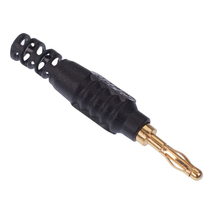 Black 2mm Gold Plated Test Plug FCR7365B