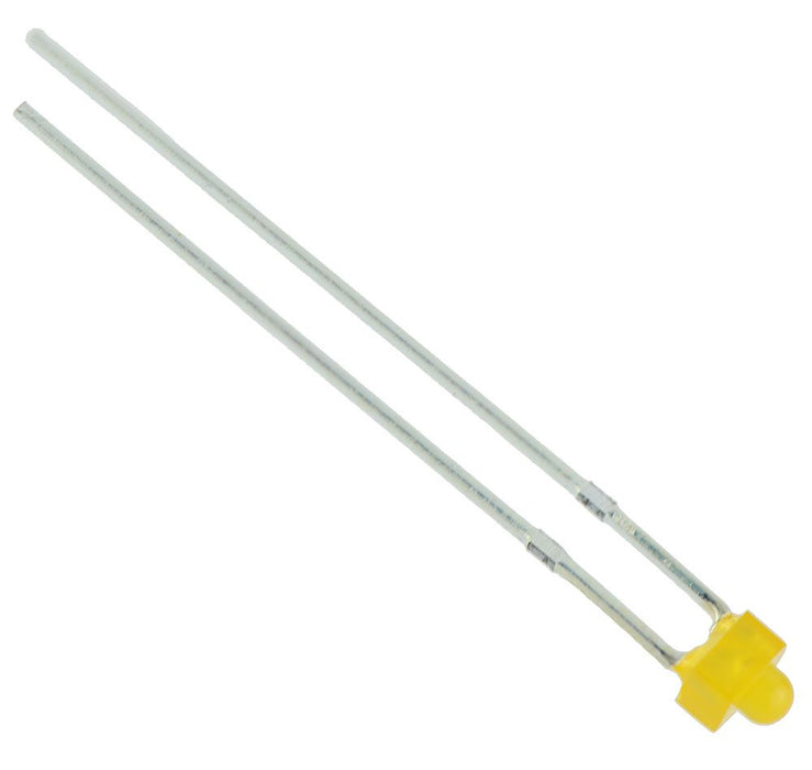 Amber 1.8mm LED Diffused 100mcd 50°