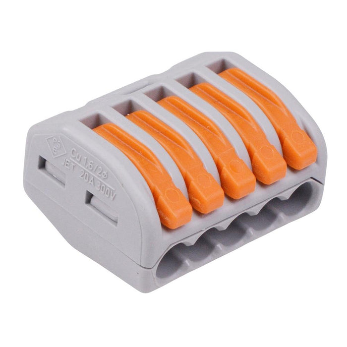 5-Way Spring Lever Terminal Block Connector Wago 222-415