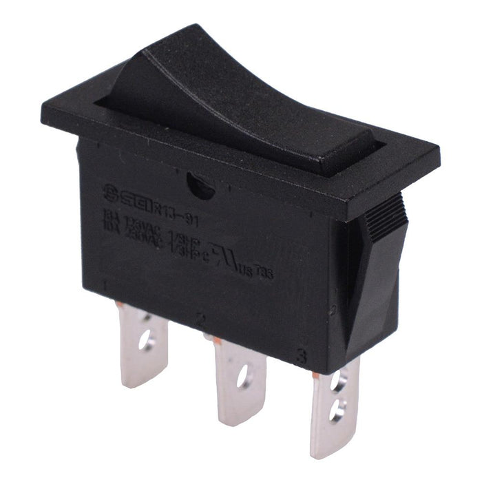 On-On Rectangle Rocker Switch SPDT 10A 250VAC R13-91C-01