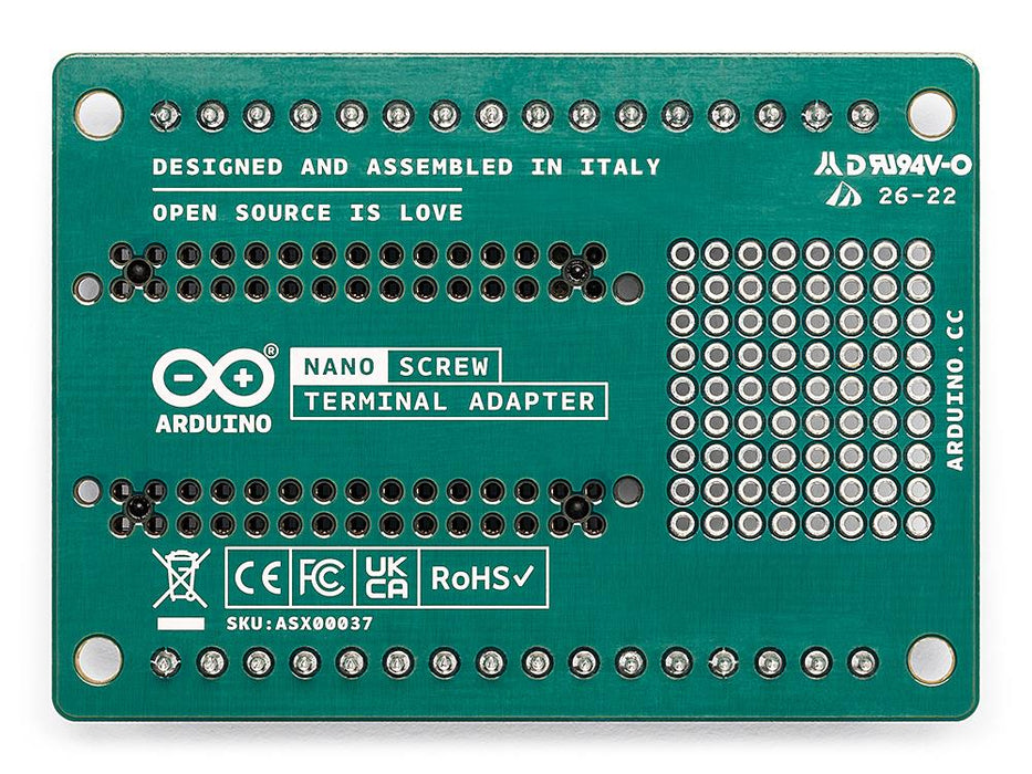Arduino® Nano Screw Terminal Adapter (3 Boards Pack)