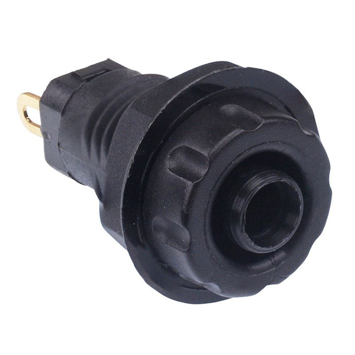 Black 4mm Shrouded Gold Plated Test Socket FCR14460