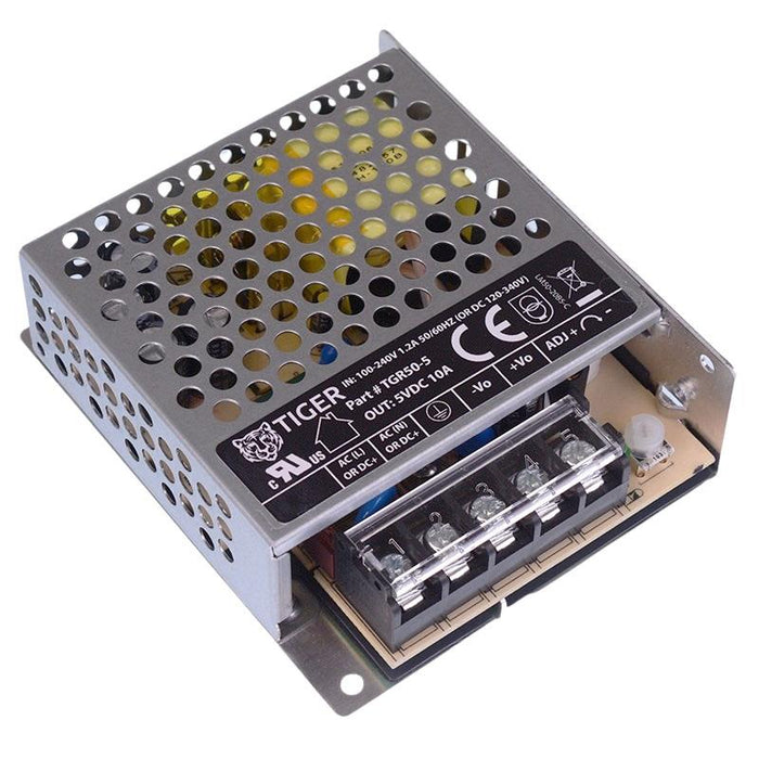5VDC 10A 50W Industrial Enclosed Power Supply