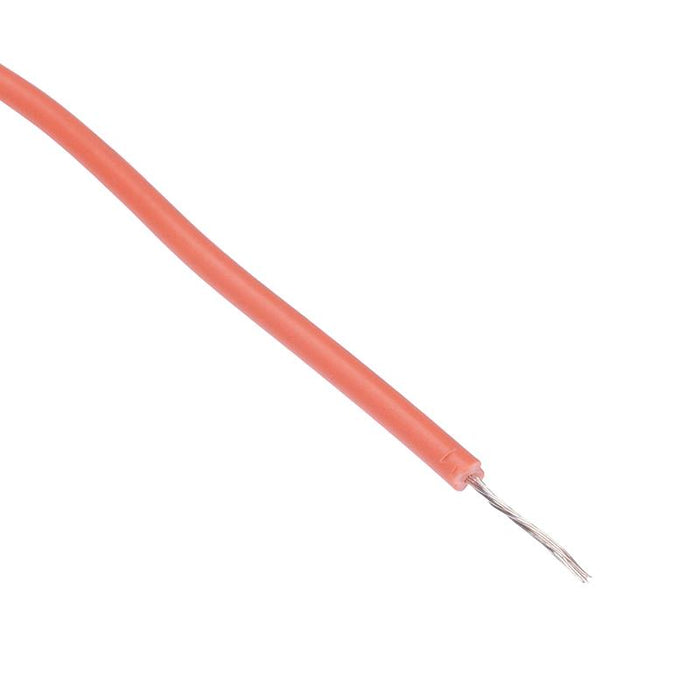 610m Orange UL1015 22AWG 17/0.16mm Tinned Copper Stranded Wire