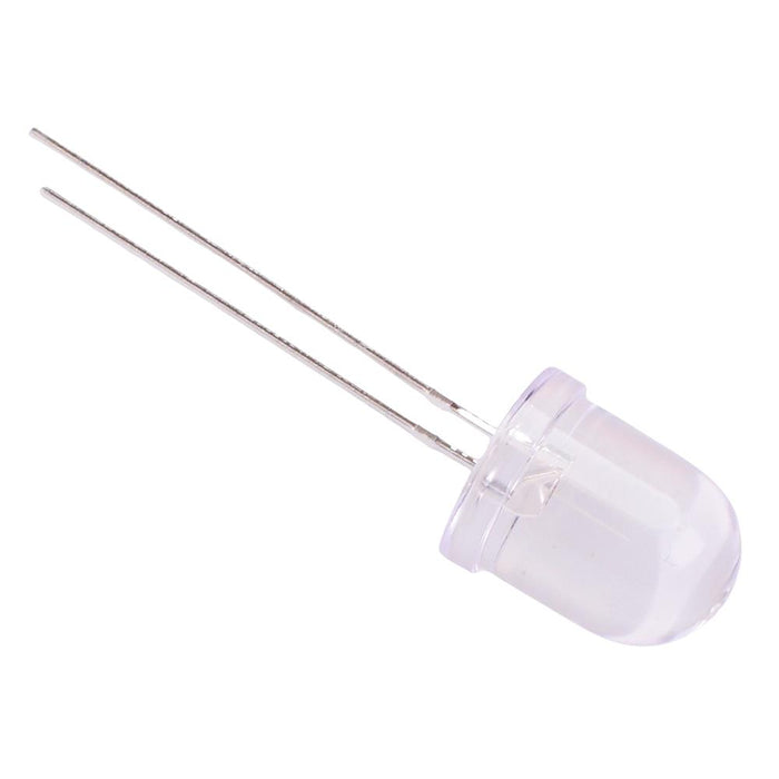 Red 10mm LED Water Clear 2200mcd 20°