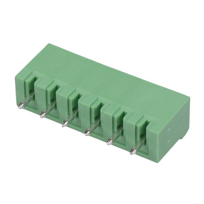 6-Way 5.00mm Vertical PCB Header Closed Ends 15A 300V