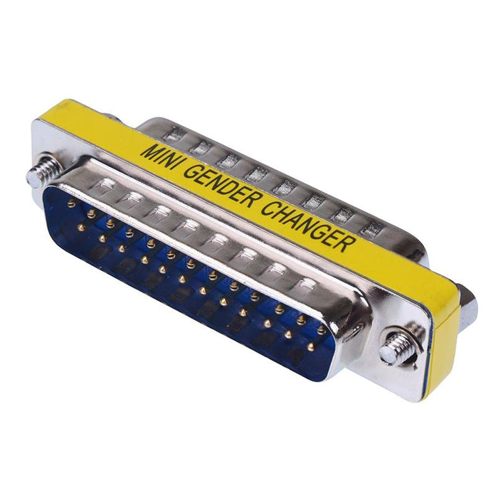 25 Way D Sub Male to Male Adapter Connector