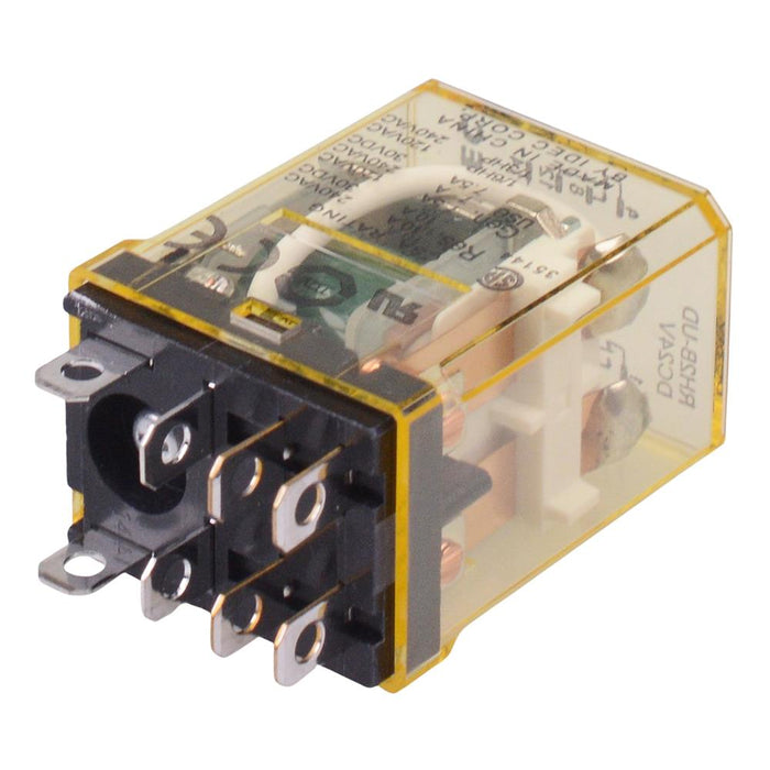 RH2B-UDDC24V 24VDC Plug In Compact Power Relay with Diode 10A DPDT IDEC