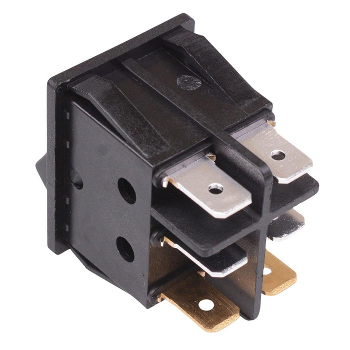 Red Dual illuminated Power Rocker Switch DPST 220V